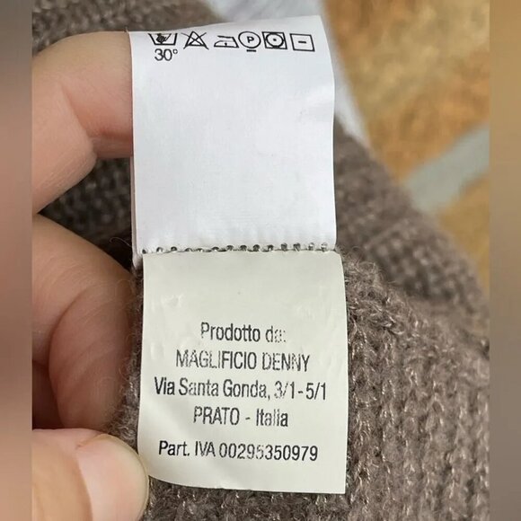 FLORA FEDI PONCHO SWEATER large - Picture 8 of 9